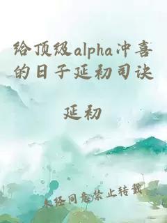 给顶级alpha冲喜的日子延初司诀